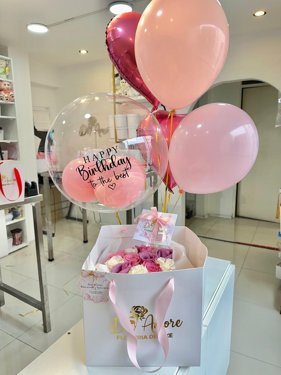 Box bicolor + set de Globos - Imagen 2