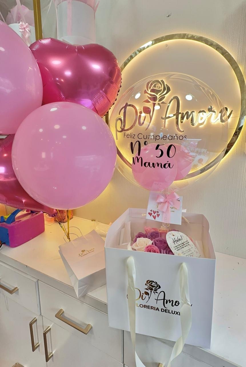 Box bicolor + set de Globos - Imagen 3