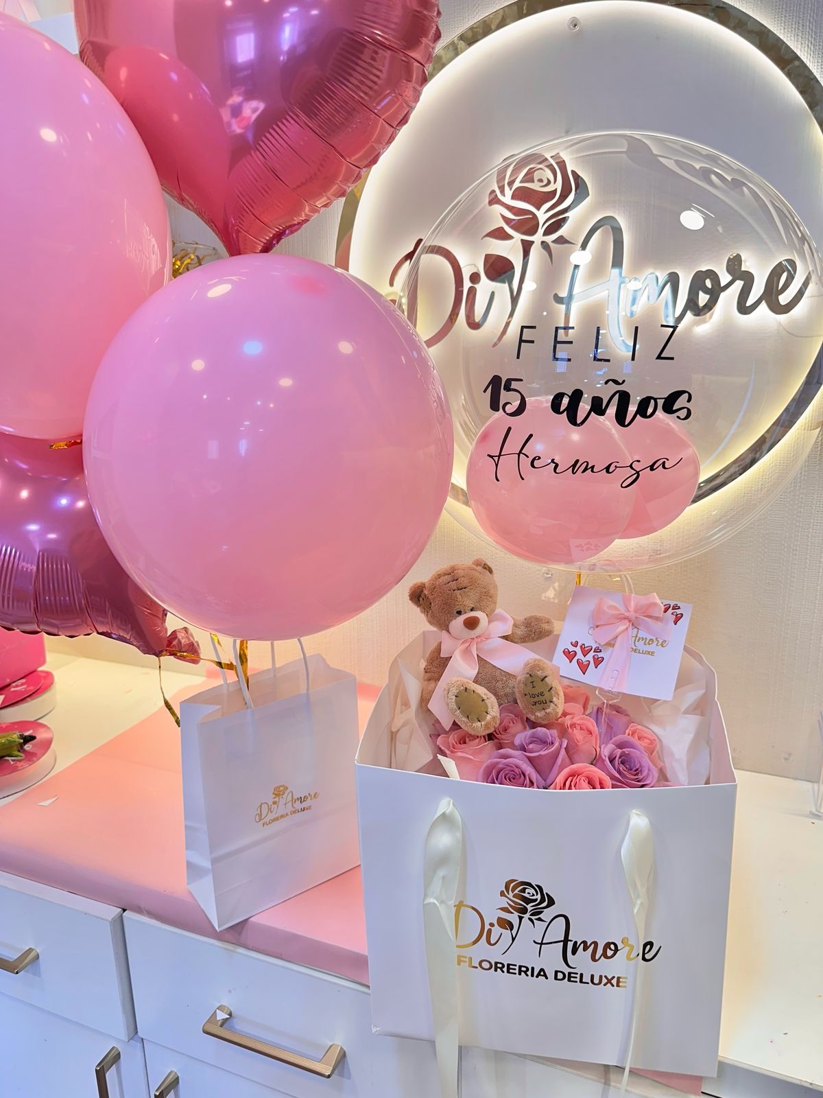 Box bicolor + set de Globos - Imagen 4
