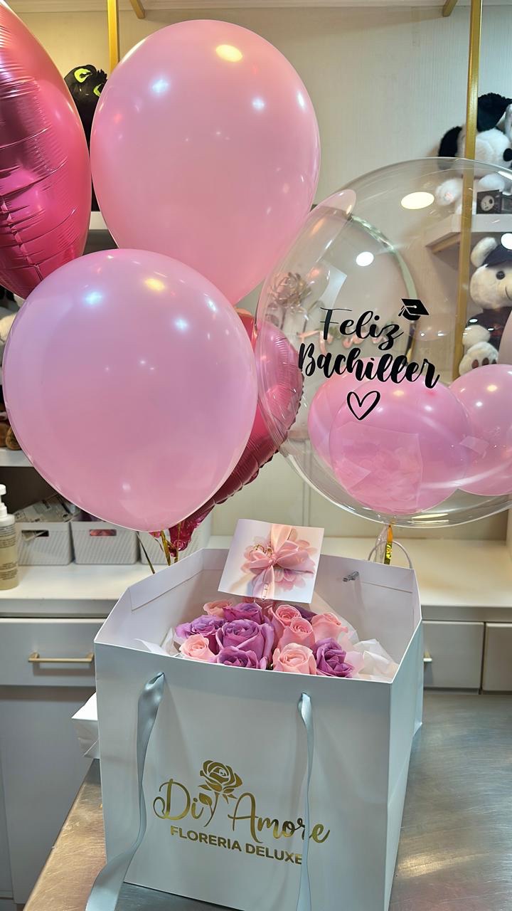 Box bicolor + set de Globos - Imagen 6
