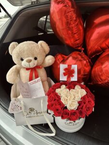 Box Corazón + Peluche