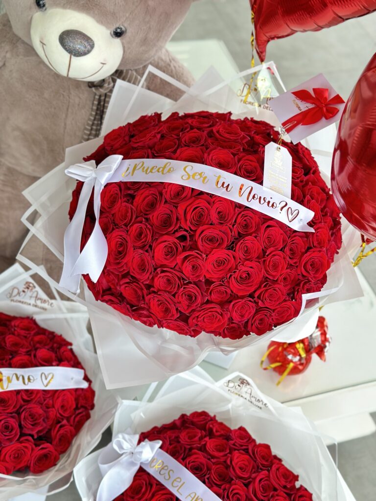 Ramo buchon 100 Rosas