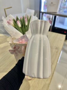 Florero blanco