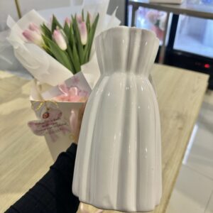 Florero blanco