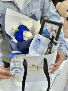 Pack blue + portaretrato