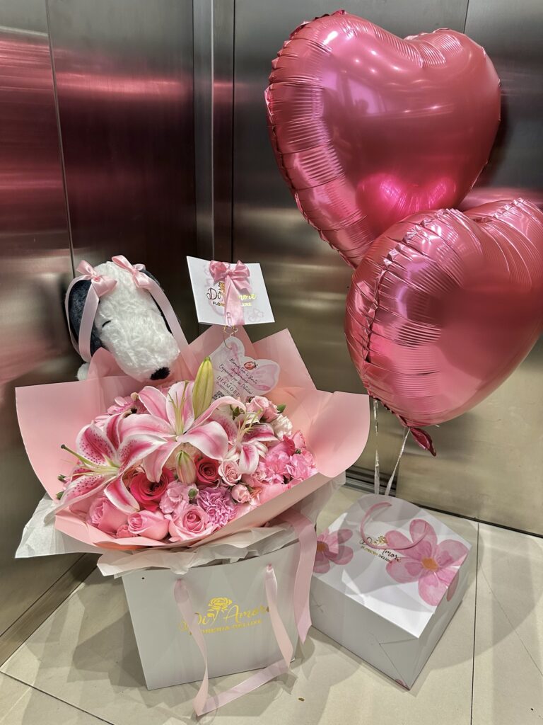 Ramo linda + Snoopy & globos