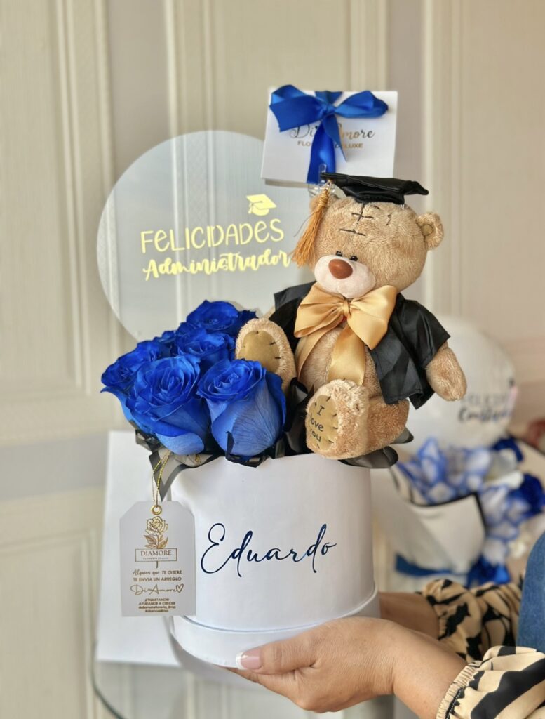 Box graduado azul