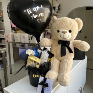 Cubeta Grand + peluche de 50cm