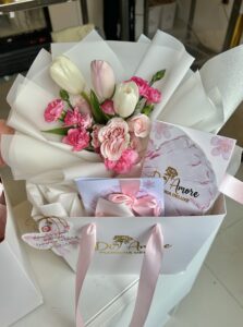 Ramo de 3 tulipanes