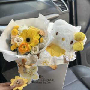Pack hello Kitty yellow